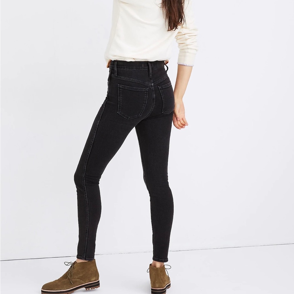 Madewell Petite 10" High-rise Skinny Jeans in starkey wash 25P